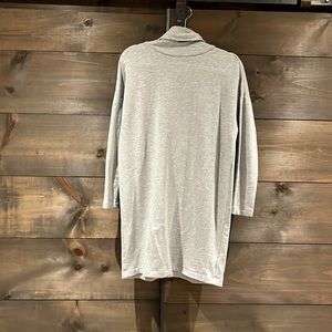 EUC gap sweatshirt cocoon dress grey small